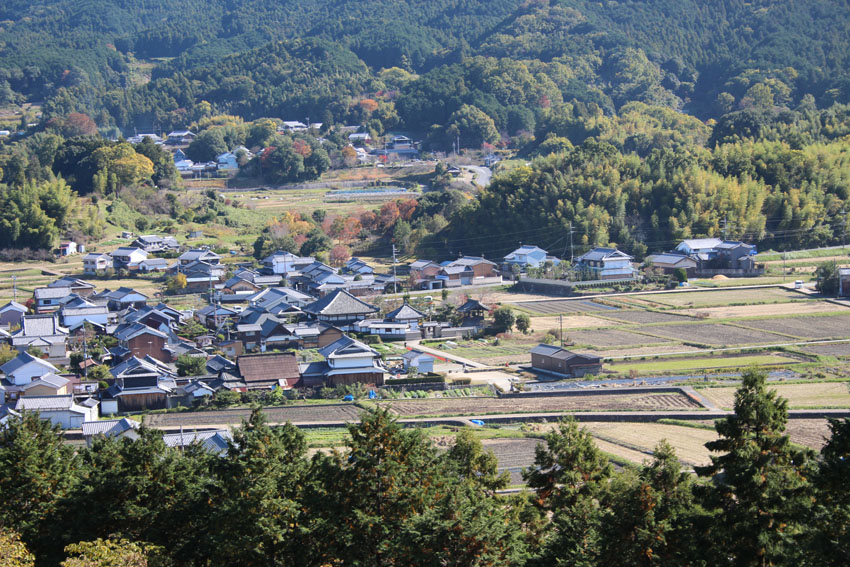 甘橿岡からみた飛鳥