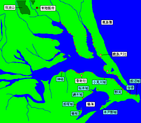 香取海の図