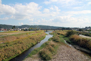 喜連川の入口（連城橋）