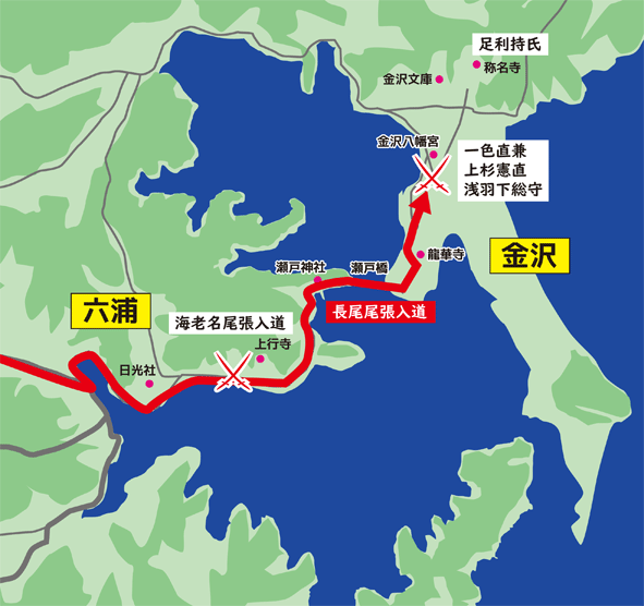 六浦古地図