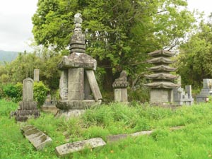 円通寺墓所の千葉家墓所