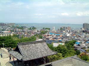 園城寺より琵琶湖を望む