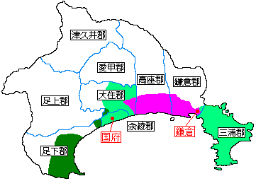 相模国地図