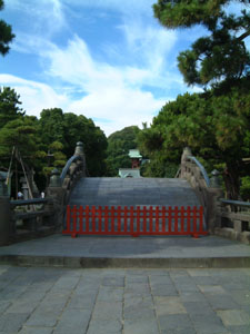 鶴岡八幡宮　太鼓橋