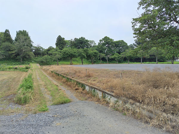 結城城北側